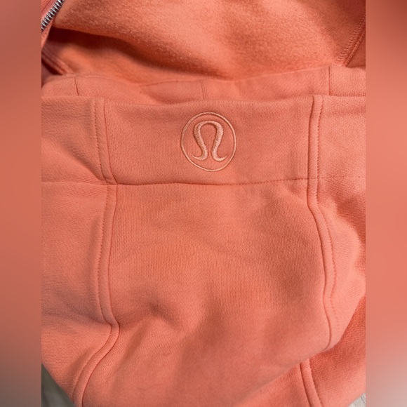 Lululemon Vibrant Coral Full Zip Scuba with Pockets - Picture 7 of 8
